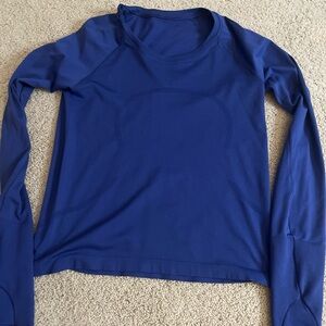 lululemon athletica Royal Blue Long Sleeve Tee